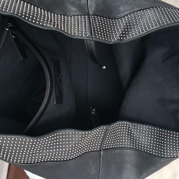 Jimmy Choo Lambskin tote black 🔥 😍💕 - Picture 6 of 16